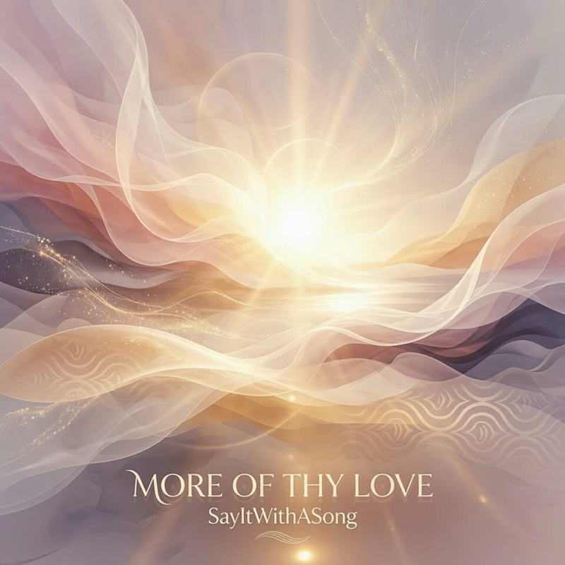 More of Thy Love by SayItWithASong
