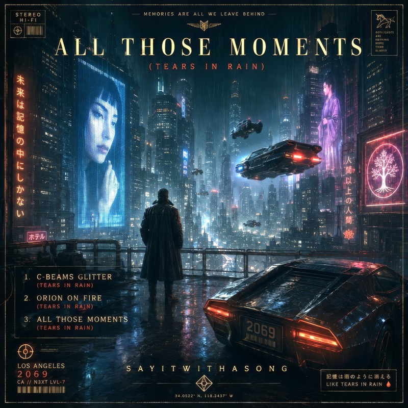 All Those Moments (Tears in Rain) by SayItWithASong
