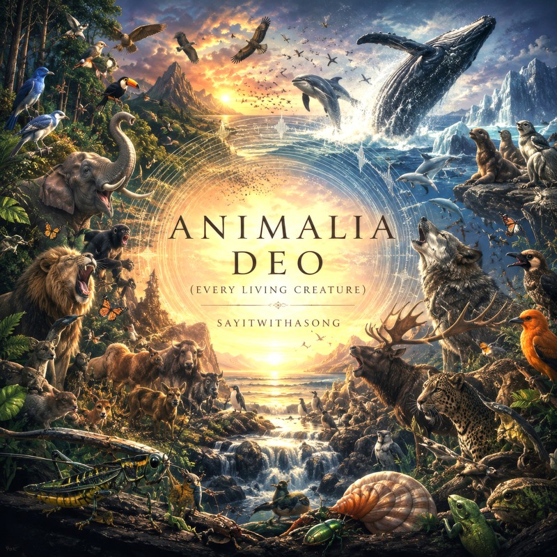 Animalia Deo (Every Living Creature), single cover art