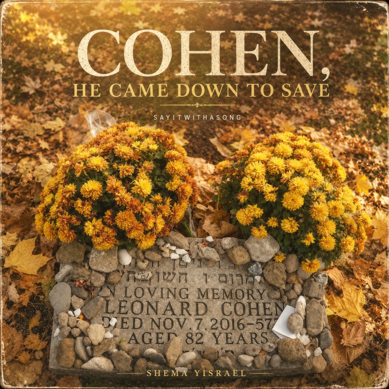 Cohen, He Came Down to Save, cover art