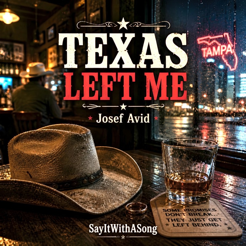 Texas Left Me, single cover art